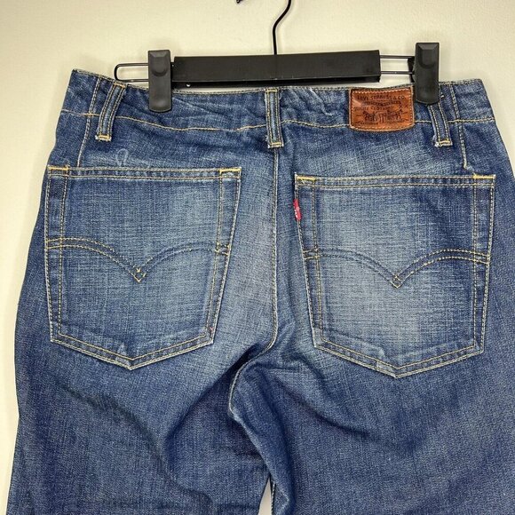 Levi’s Red Tab Denim Jeans Size 28 Vintage Classic Style Straight Leg Mid Rise - Picture 8 of 14